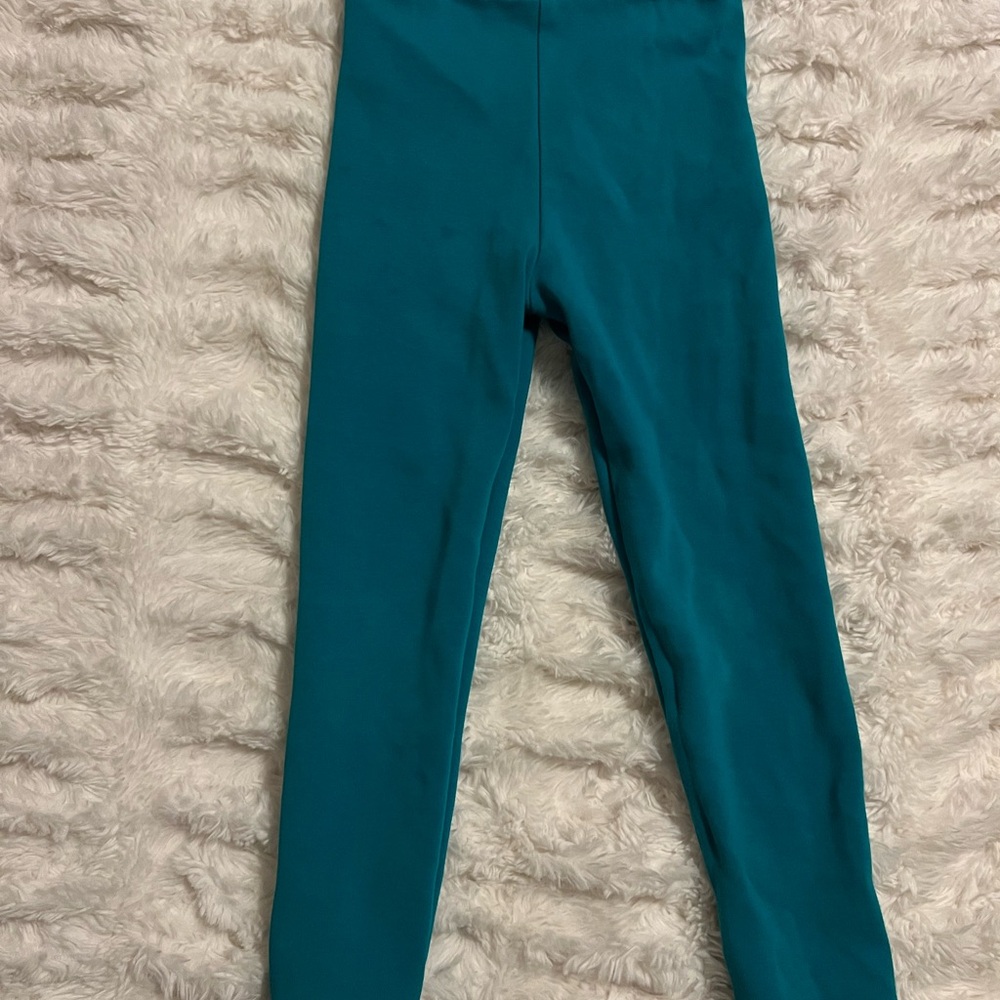 Lilax Vibrant Teal Kids Leggings 3T